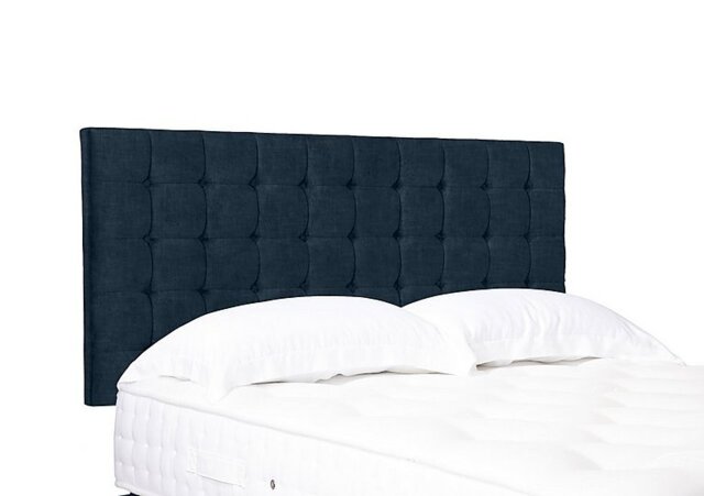 Artisan Collection Dot Standard Strutted Headboard - Single - Granite Blue
