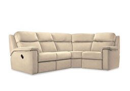 G Plan - Thornbury Fabric Manual Recliner Left Hand Facing Corner Sofa - Stingray Linen