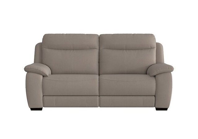 Starlight Express 3 Seater Fabric Power Recliner Sofa - Silver