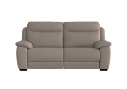 Starlight Express 3 Seater Fabric Power Recliner Sofa - Silver