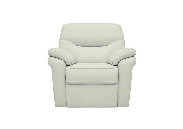 G Plan - Seattle Leather Armchair - Cambridge Chalk