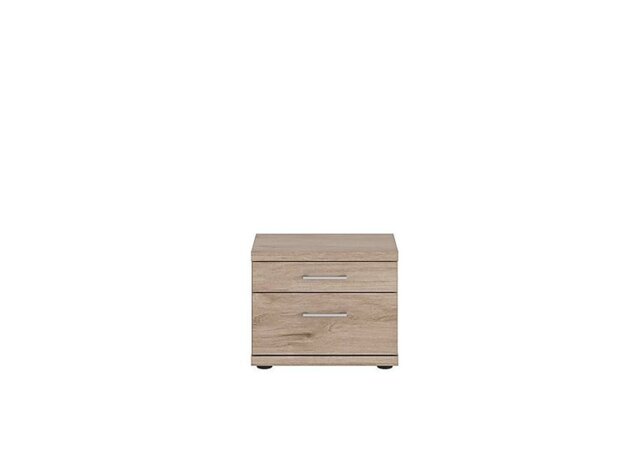 Wiemann - Oxford 2 Drawer Bedside Cabinet - Holm Oak