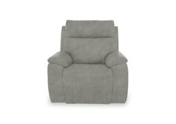 Aero Fabric Power Recliner Chair with Power Headrest and Heated Seat - Marble Stone