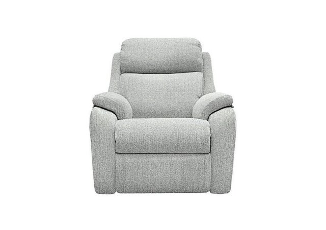 G Plan - Kingsbury Fabric Power Recliner Armchair - Swift Cygnet