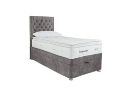 Sleepeezee - Natural Touch 3000 Pillowtop End Ottoman Divan Set - Single - Dapple Silver