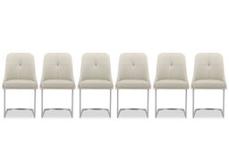 Avorio Set of 6 Dining Chairs