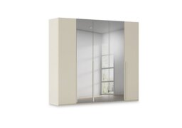 Rauch - Haven 251cm 5 Door Hinged Wardrobe with 2 Décor Doors and 3 Mirror Doors