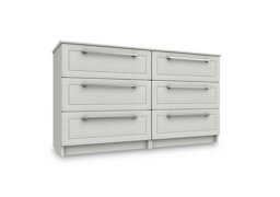 London Bedrooms - Bexley 6 Drawer Chest - White