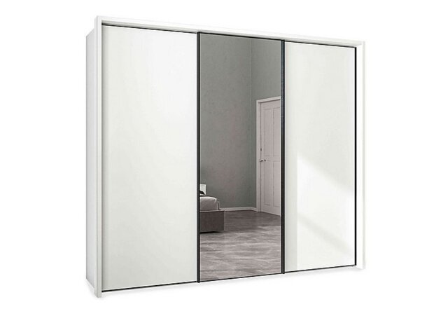 Wiemann - Dallas 260cm 3 Door Sliding Wardrobe with Centre Mirror Door