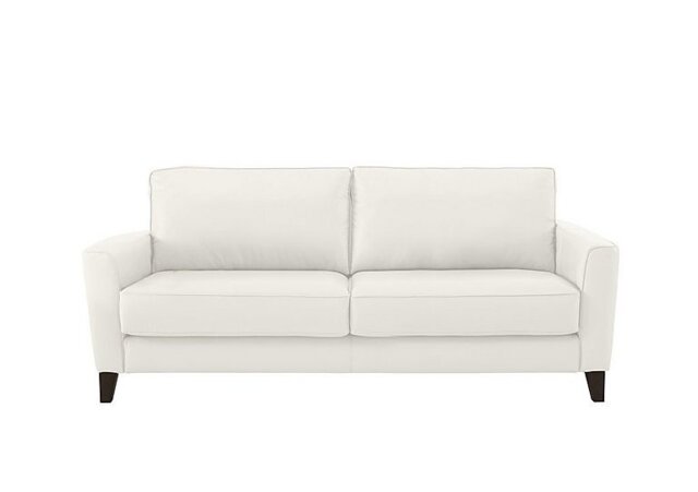 World of Leather - Brondby 3 Seater BV Leather Sofa - BV Star White