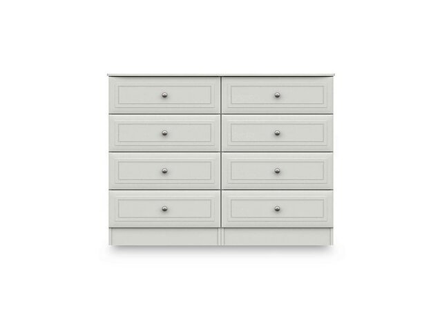 London Bedrooms - Marylebone 8 Drawer Chest - White