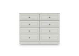 London Bedrooms - Marylebone 8 Drawer Chest - White