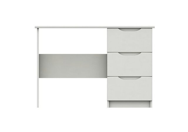 London Bedrooms - St Pancras 3 Drawer Dressing Table - White