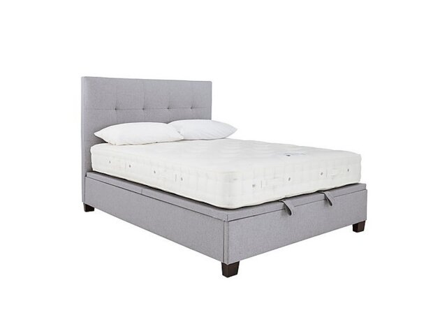 Hadley Ottoman Bed Frame - Double - Marbella Grey - Bedroom Furniture - In Time for Christmas