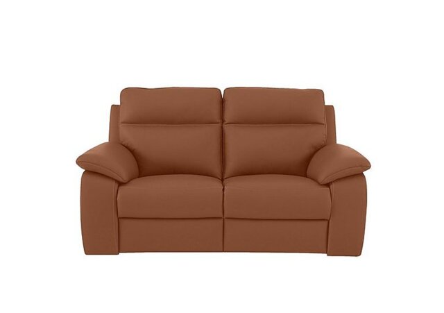 Nicoletti - Pepino 2 Seater Leather Power Recliner Sofa - Cognac