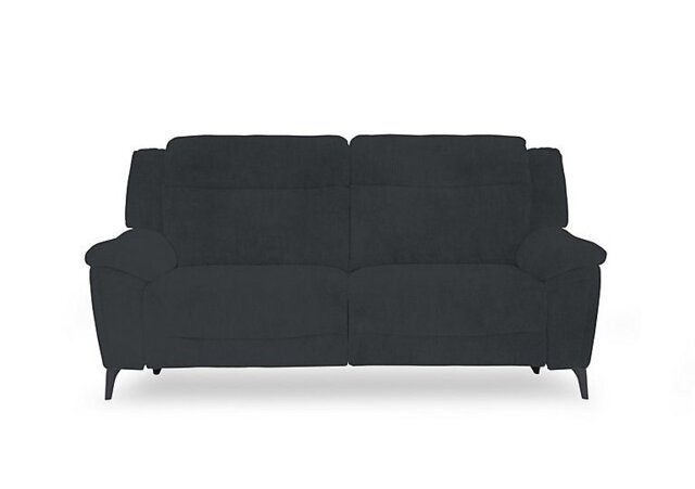Panache Fabric 3 Seater Sofa with Power Recliner - Opulence Charcoal