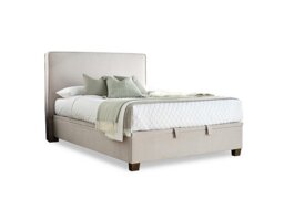 Malt End Lift Ottoman Bed Frame - Double - Maskat Clay