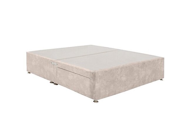 Sleep Story - Divan Base with Continental Drawers - Small Double - Lace Ivory