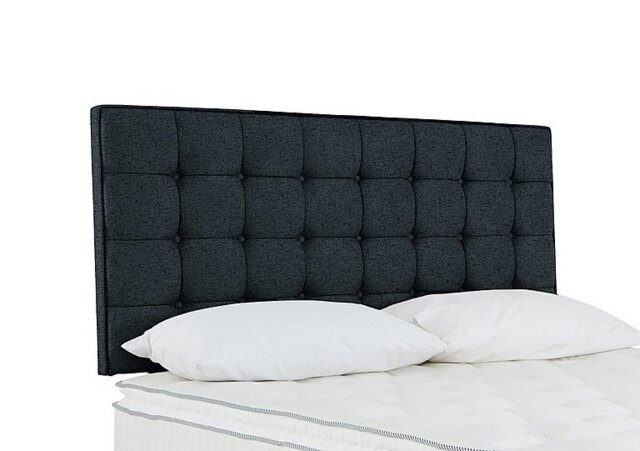 Sleepeezee - Bowmore Strutted Headboard - Super King - Weave Noir