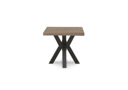 Bodahl - Terra Straight Edge Lamp Table with Metal Star Base - Vintage Grey