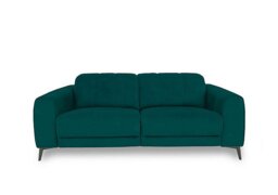 Ezra 3 Seater Fabric Power Recliner Sofa - Opulence Teal