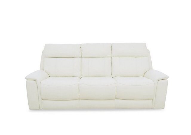 Comfort Story - Chill Leather 3 Seater Sofa - BV Star White