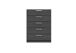 London Bedrooms - Waterloo 5 Drawer Chest - Graphite