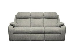 G Plan - Kingsbury 3 Seater Fabric Sofa - No Recliner - Mirage Powder