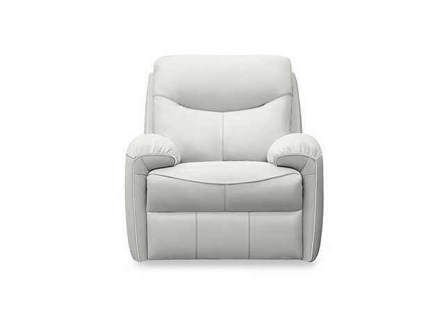 G Plan - Amesbury Leather Armchair - Oxford Chalk