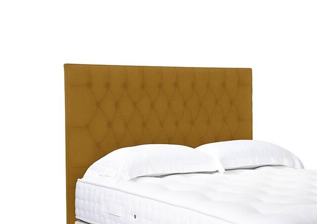 Artisan Collection Orton High Floor Standing Headboard - Small Double - Plush Corn