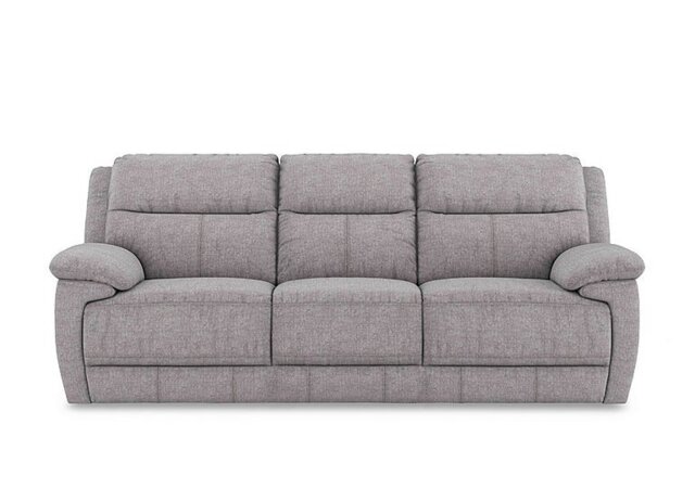 Touch 3 Seater Heavy Duty Fabric Sofa - R27 Pewter - Sofas and Armchairs