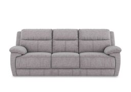 Touch 3 Seater Heavy Duty Fabric Sofa - R27 Pewter - Sofas and Armchairs