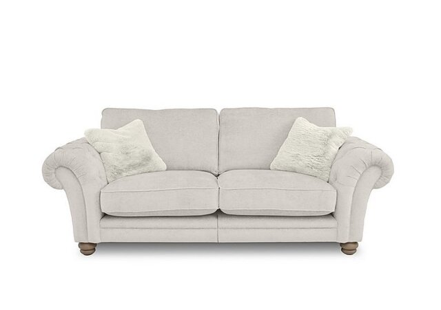 Ideal Home - Cotswold 3 Seater Split Frame Classic Back Sofa - Darwin Ivory