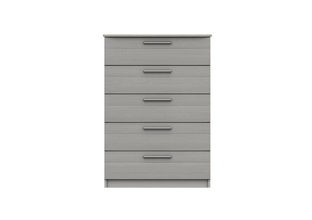 London Bedrooms - Victoria 5 Drawer Chest - Light Grey