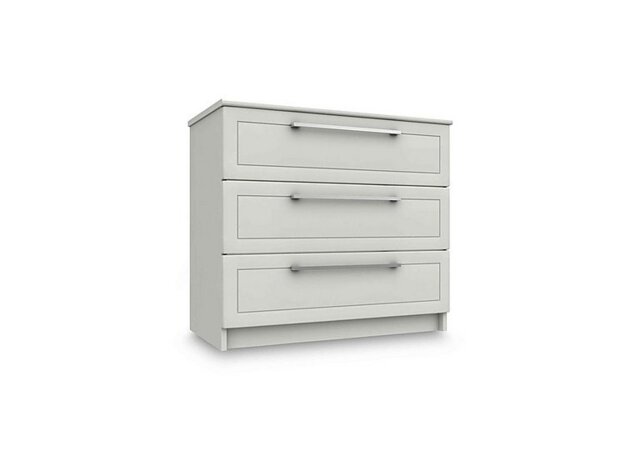 London Bedrooms - Bexley 3 Drawer Chest - White