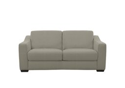 World of Leather - Optimus 2 Seater BV Leather Sofa - Silver Grey