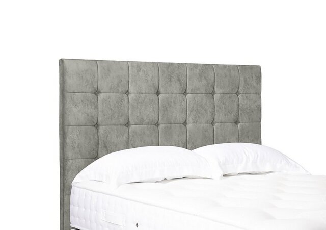 Artisan Collection Kaito High Floor Standing Headboard - Small Double - Daytona Stone