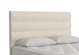 Vispring - Triton Floor Standing Headboard - Super King - Chain Weave Fawn