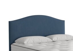 Vispring - Iris Floor Standing Headboard - Small Double - Plush Petrol