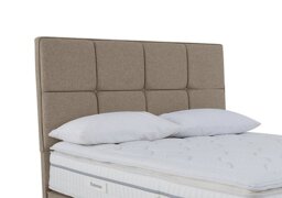Sleepeezee - Dalmore Floor Standing Headboard - Double - Weave Wheat