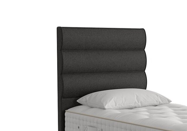 Vispring - Triton Floor Standing Headboard - Single - Boucle Graphite