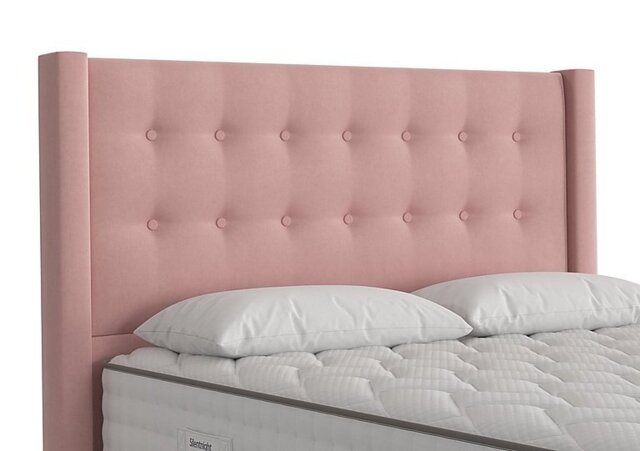 Meadow Floor Standing Headboard - Super King - Luxury Dusty Pink
