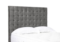 Artisan Collection Dot High Floor Standing Headboard - Single - Daytona Pebble