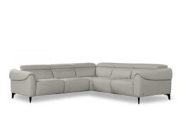 Nicoletti - Nicole Large Leather Corner Sofa - Sofas and Armchairs