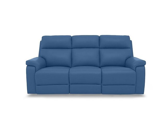 Raven Leather 3 Seater Sofa