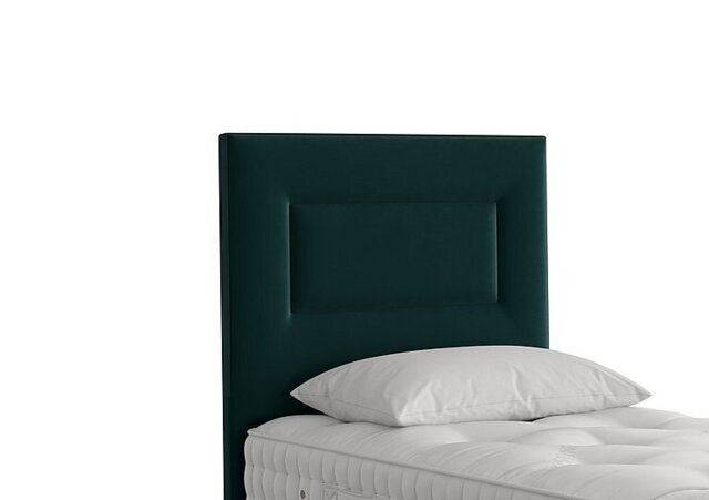 Vispring - Enyo Floor Standing Headboard - Single - Bottle Green