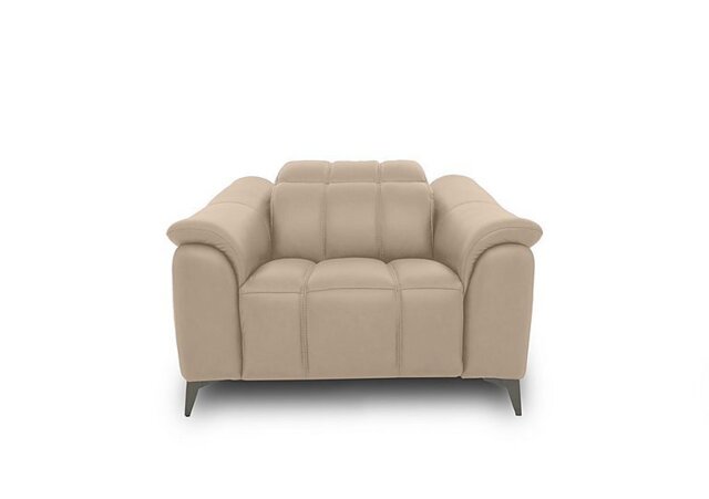 Angelo Leather Power Recliner Chair with Power Headrest - Dacota Pebble