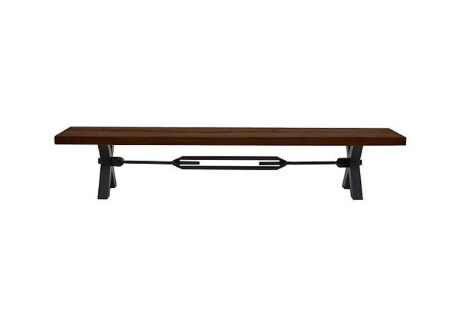 Bodahl - Terra Dining Bench with Tension Bolt X-Leg - 220-cm - Desert