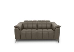 Angelo Leather 2 Seater Sofa - Natural Olive