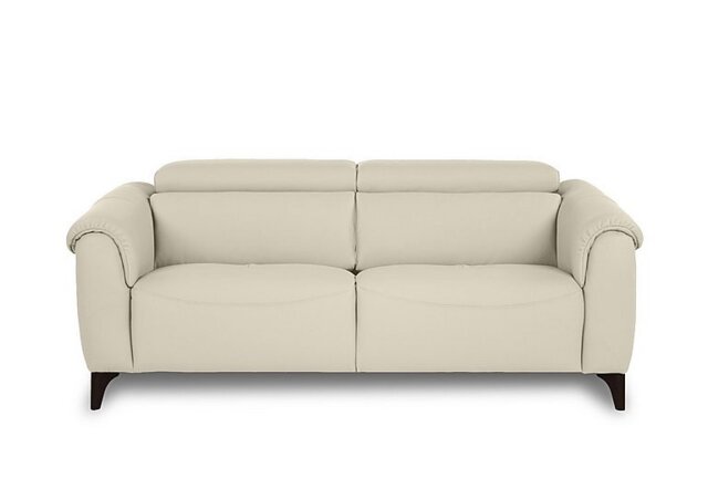 Nicoletti - Nicole 3 Seater Leather Recliner Sofa with Headrests and Power Lumbar